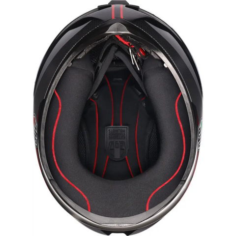 Casco AGV K1 S Lap Matt Black/Grey/Red