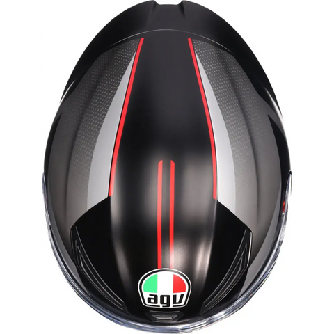 Casco AGV K1 S Lap Matt Black/Grey/Red