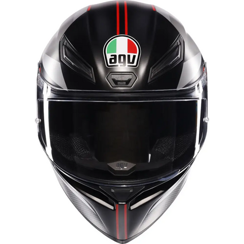 Casco AGV K1 S Lap Matt Black/Grey/Red