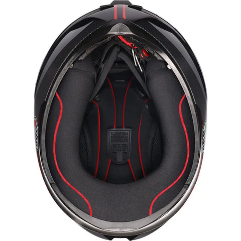 Casco AGV K1 S Lap Matt Black/Grey/Red