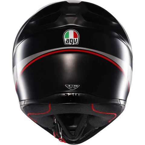 Casco AGV K1 S Lap Matt Black/Grey/Red
