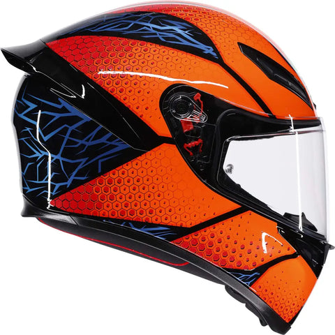 Casco AGV K1 S Speedarmor Black/Orange/Blue