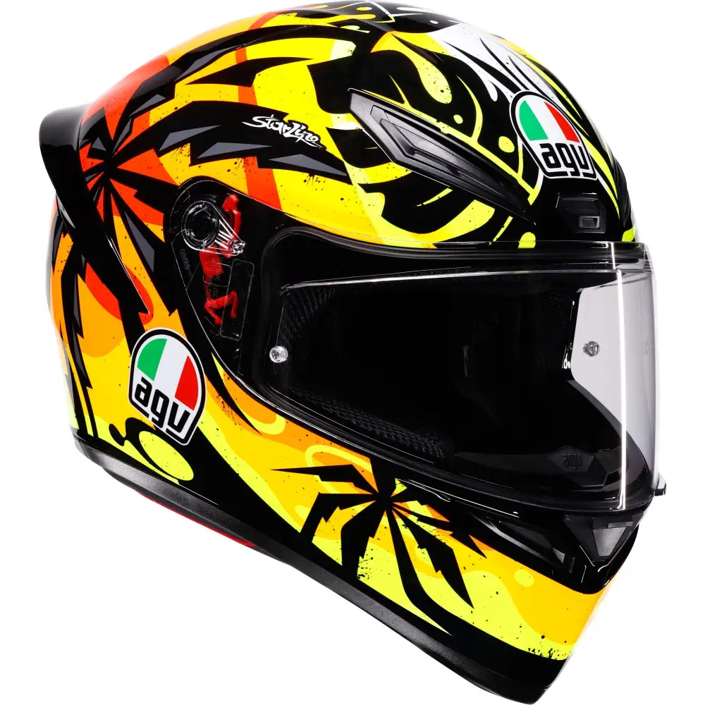 Casco AGV K1 S Tropicrush Black/Orange