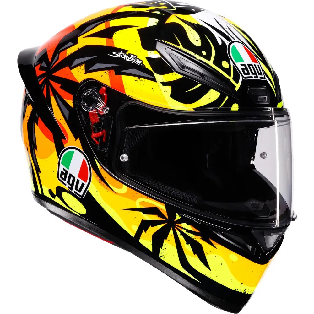 Casco AGV K1 S Tropicrush Black/Orange
