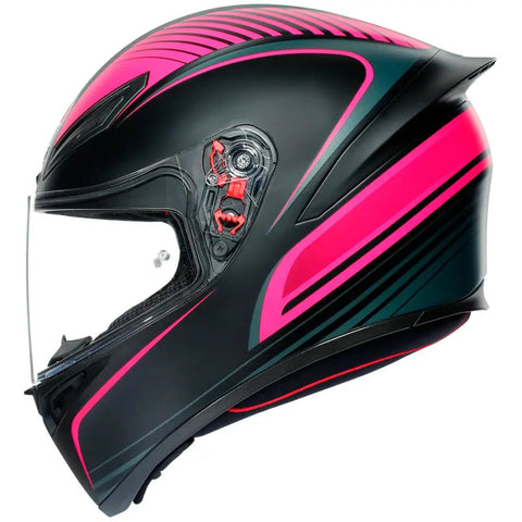 Casco AGV K1 S Warmup Black/Pink ECE 22-06