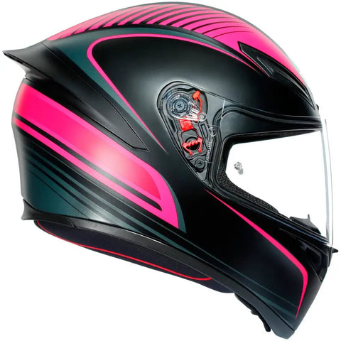 Casco AGV K1 S Warmup Black/Pink ECE 22-06