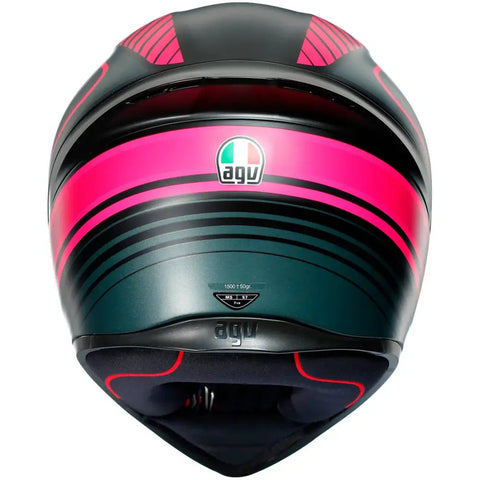 Casco AGV K1 S Warmup Black/Pink ECE 22-06