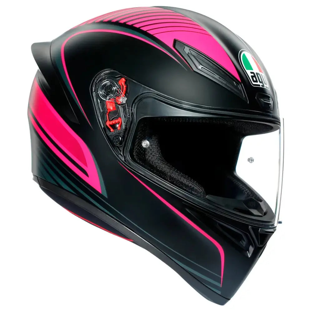 Casco AGV K1 S Warmup Black/Pink ECE 22-06