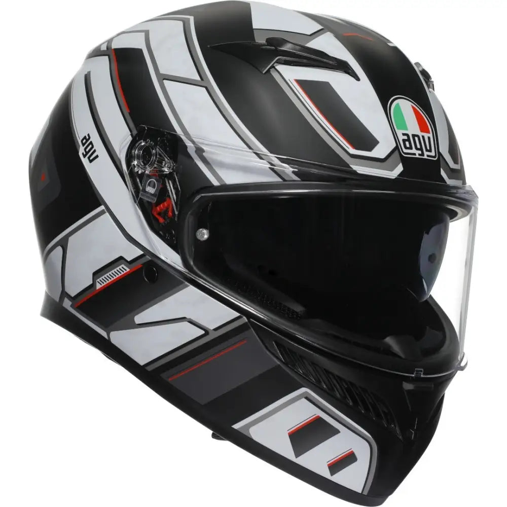 Casco AGV K3 Rivia Matt Black/White