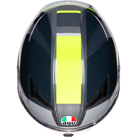 Casco AGV K3 Shade Grey/Yellow Fluo