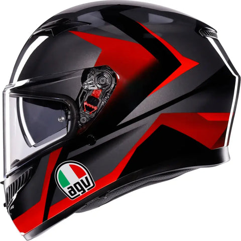 Casco AGV K3 Striga Black/Grey/Red