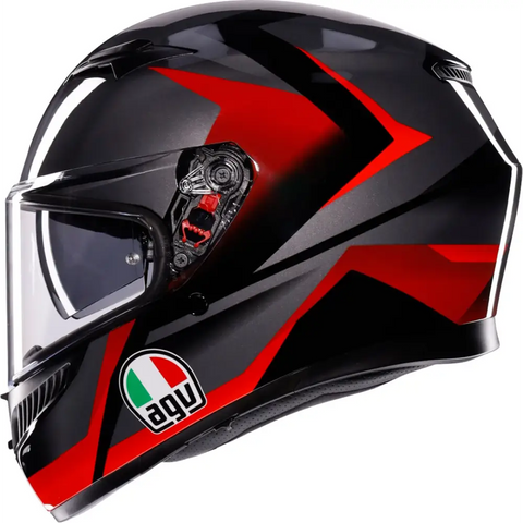 Casco AGV K3 Striga Black/Grey/Red