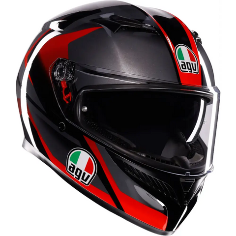 Casco AGV K3 Striga Black/Grey/Red