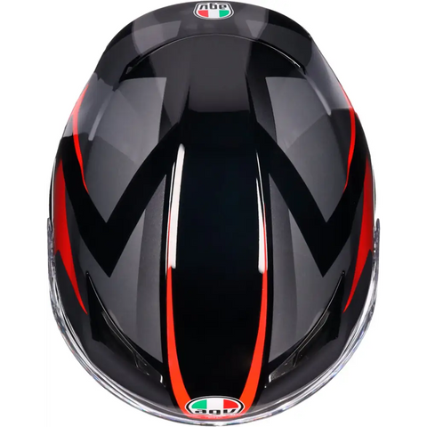 Casco AGV K3 Striga Black/Grey/Red