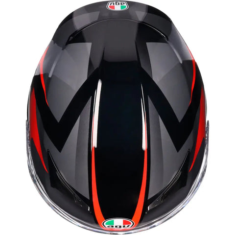 Casco AGV K3 Striga Black/Grey/Red