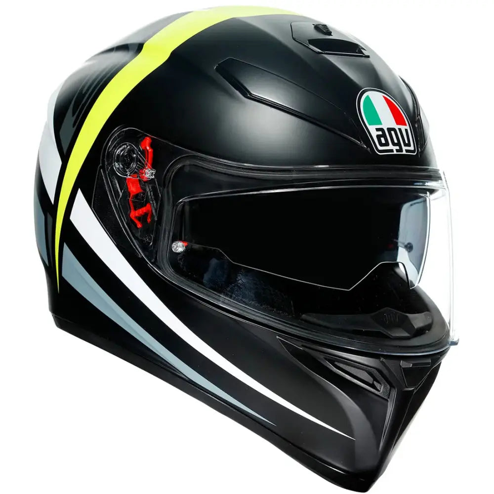 Casco AGV K3 Sv Valentino Rossi Mugello Tortuga Motocicleta Casco Integral  ML