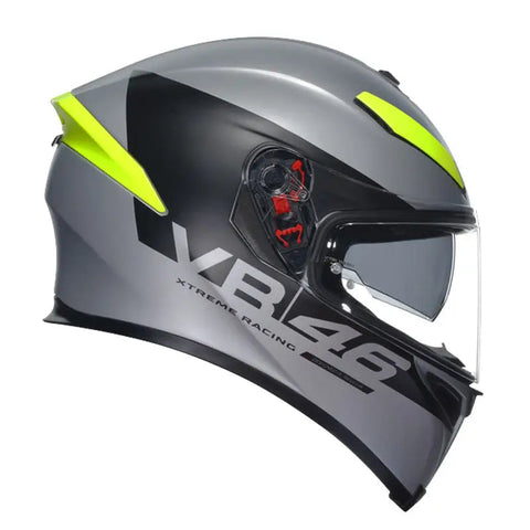 Casco AGV K5 S Pinlock Apex 46 Matt Silver/Black/Neon Yellow