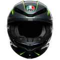 Casco AGV K6 Flash Gray/Black/Lime