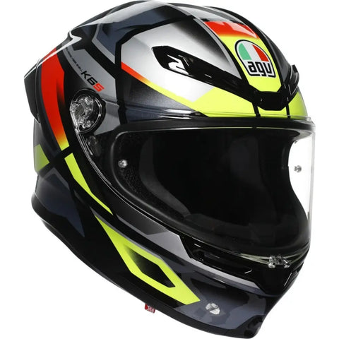 Casco AGV K6 S Erazer Black/Red/Yellow Fluo