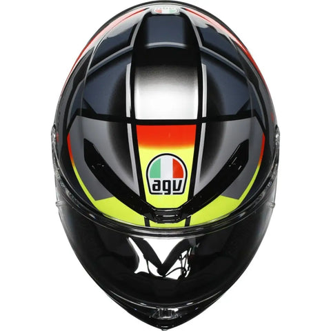 Casco AGV K6 S Erazer Black/Red/Yellow Fluo