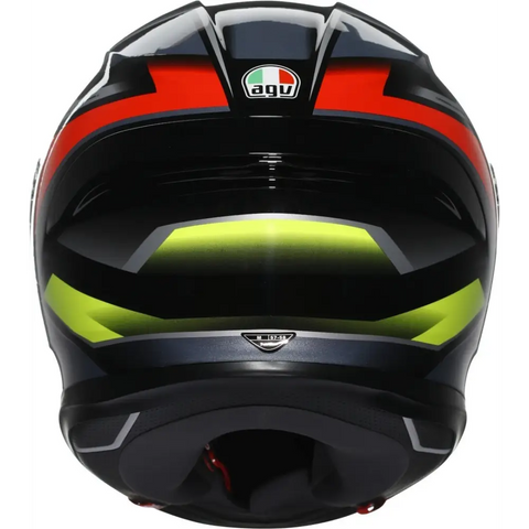 Casco AGV K6 S Erazer Black/Red/Yellow Fluo