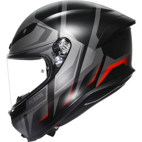 Casco AGV K6 S Karve Matt Black/Grey/Red