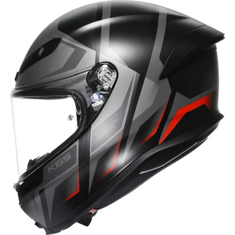 Casco AGV K6 S Karve Matt Black/Grey/Red