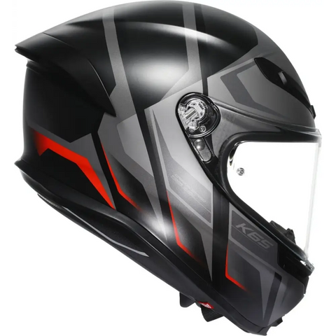 Casco AGV K6 S Karve Matt Black/Grey/Red