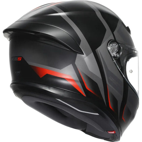 Casco AGV K6 S Karve Matt Black/Grey/Red