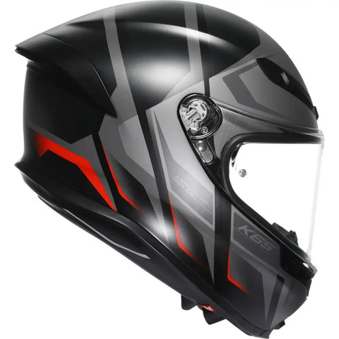 Casco AGV K6 S Karve Matt Black/Grey/Red