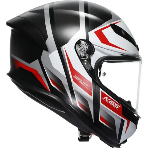 Casco AGV K6 S Karve Matt Black/White/Red