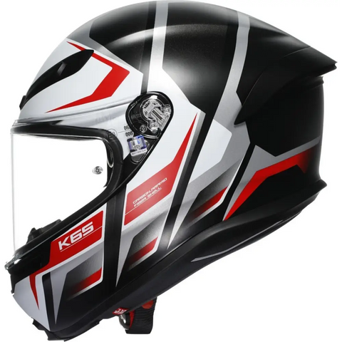 Casco AGV K6 S Karve Matt Black/White/Red