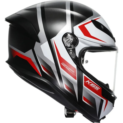 Casco AGV K6 S Karve Matt Black/White/Red