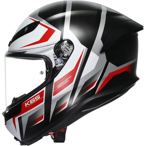 Casco AGV K6 S Karve Matt Black/White/Red