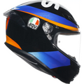 Casco AGV K6 S Marini Sky Racing Team 2021 Black/Blue/Orange ECE 22-06