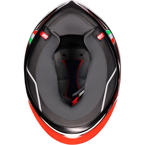 Casco AGV K6 S Reeval White/Red/Grey