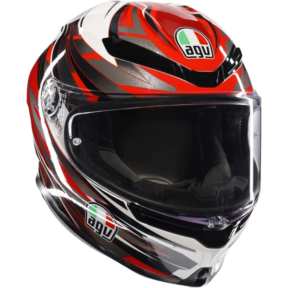 Casco AGV K6 S Reeval White/Red/Grey