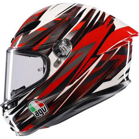 Casco AGV K6 S Reeval White/Red/Grey