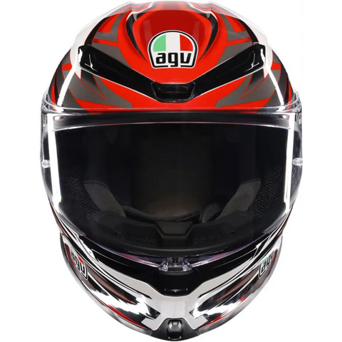 Casco AGV K6 S Reeval White/Red/Grey