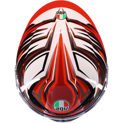 Casco AGV K6 S Reeval White/Red/Grey