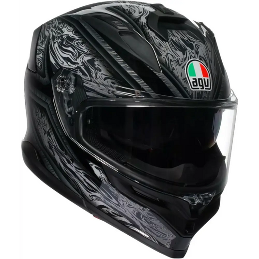 Casco AGV K7 Damascus Black/Silver
