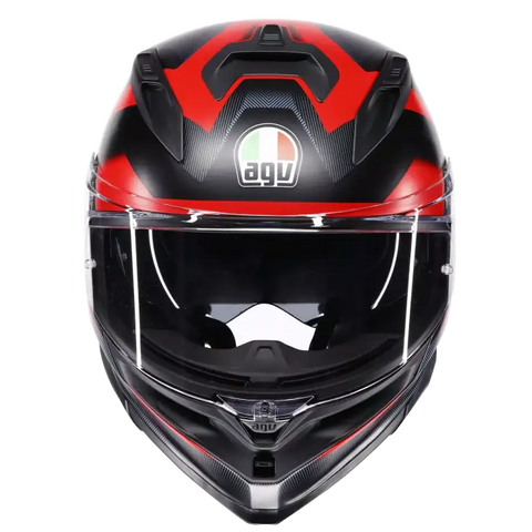 Casco AGV K7 Glimpse Matte Black/Red