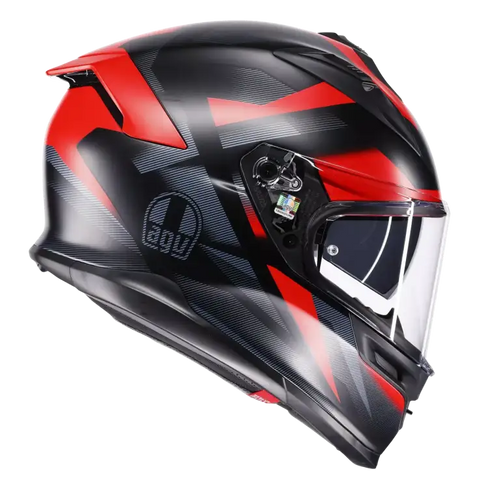 Casco AGV K7 Glimpse Matte Black/Red