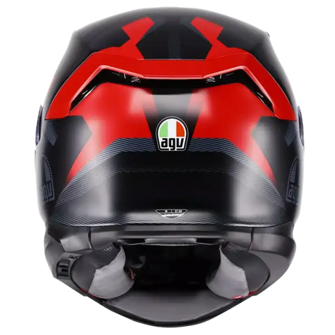 Casco AGV K7 Glimpse Matte Black/Red