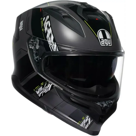 Casco AGV K7 Kyber Matte Gray/Yellow Fluo