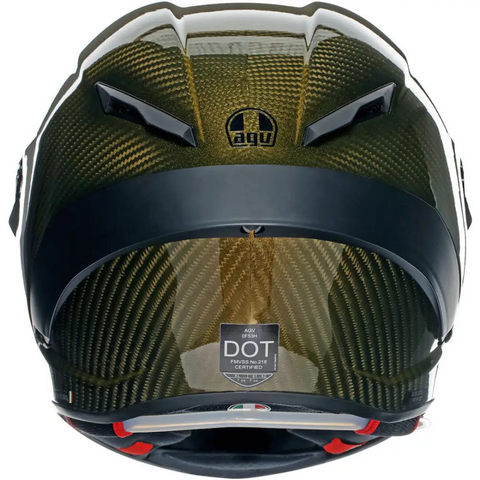 Casco agv dorado sale