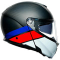 Casco AGV Sportmodular Carbon Layer Red/Blue