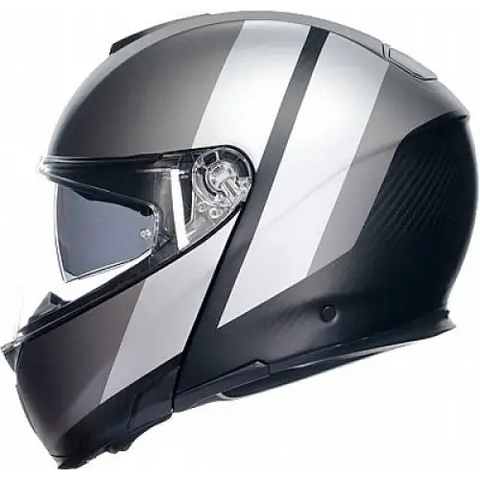 Casco AGV Sportmodular Overlay Matt Gray/Black