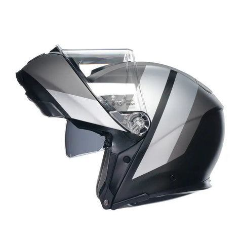 Casco AGV Sportmodular Overlay Matt Gray/Black