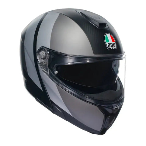 Casco AGV Sportmodular Overlay Matt Gray/Black